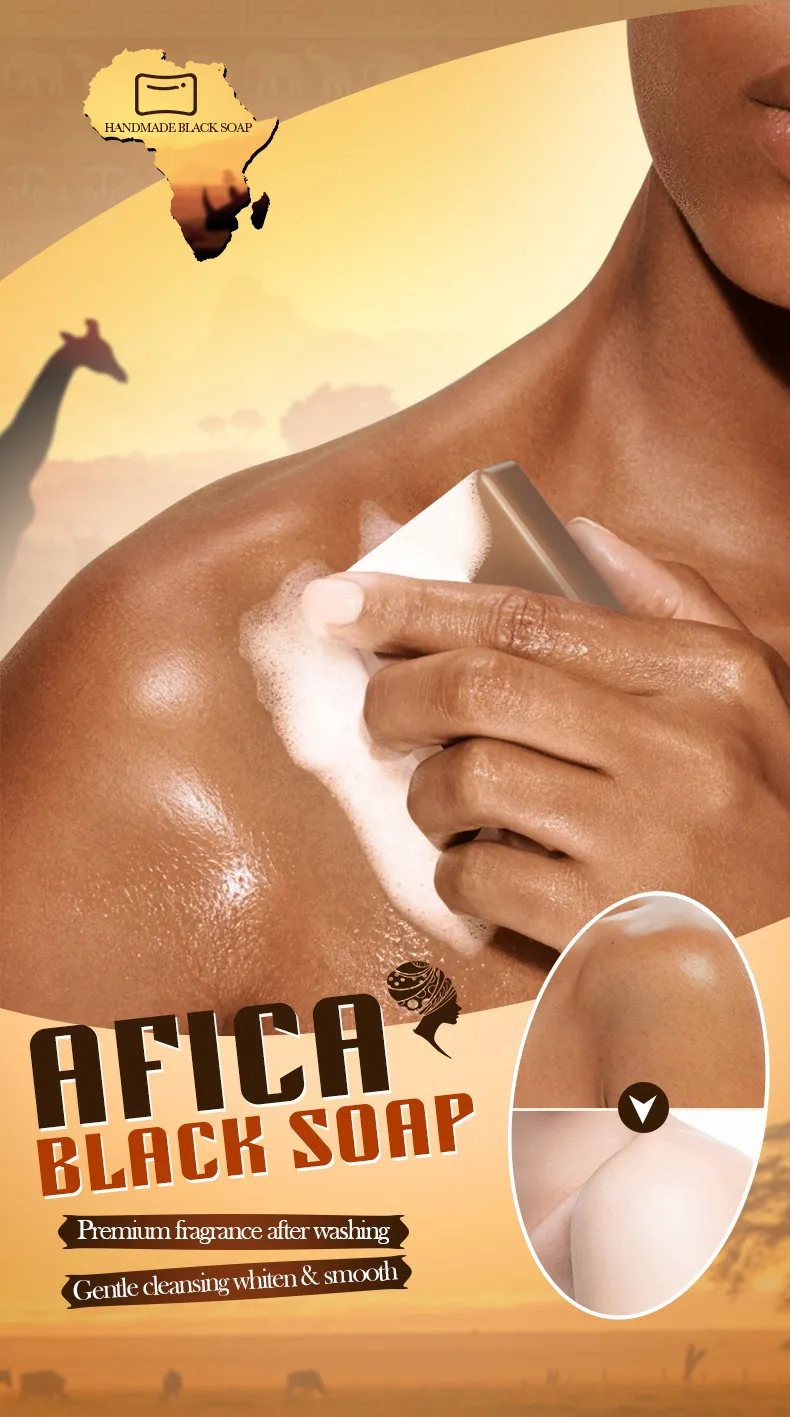 African Handmade Soap for Deep Cleansing (100g) - SADOER 1 african handmade soap SPU843365539147 14957