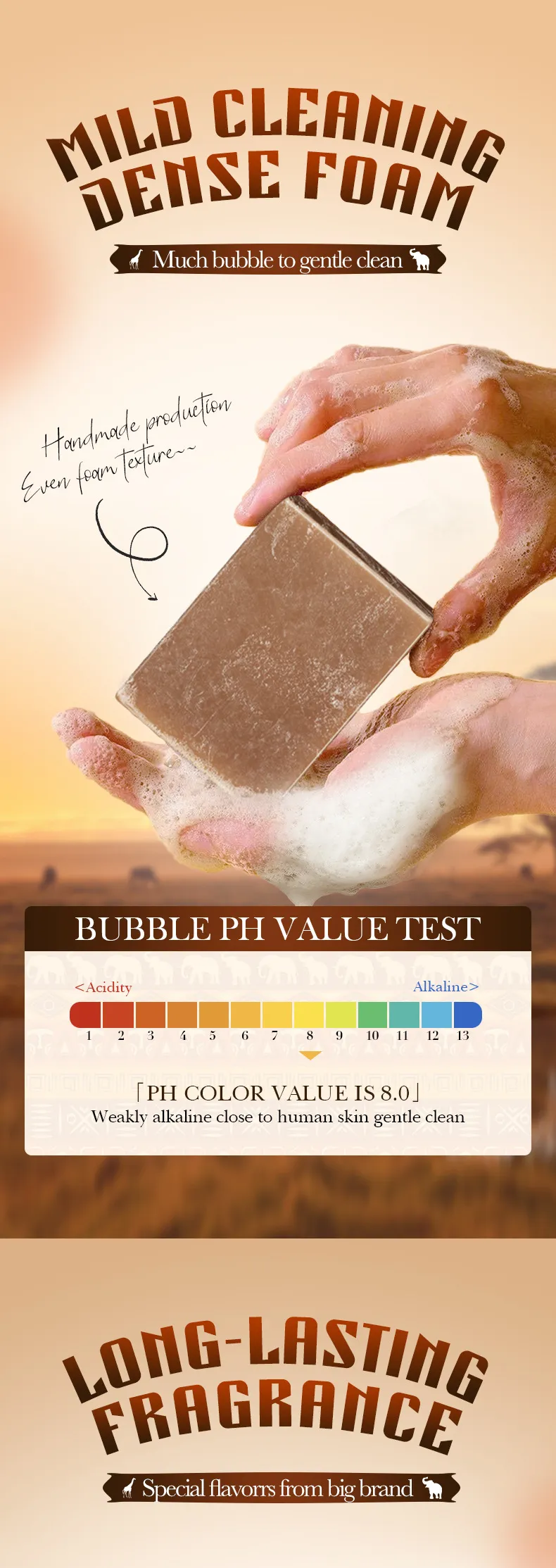 African Handmade Soap for Deep Cleansing (100g) - SADOER 7 african handmade soap SPU843365539147 14963