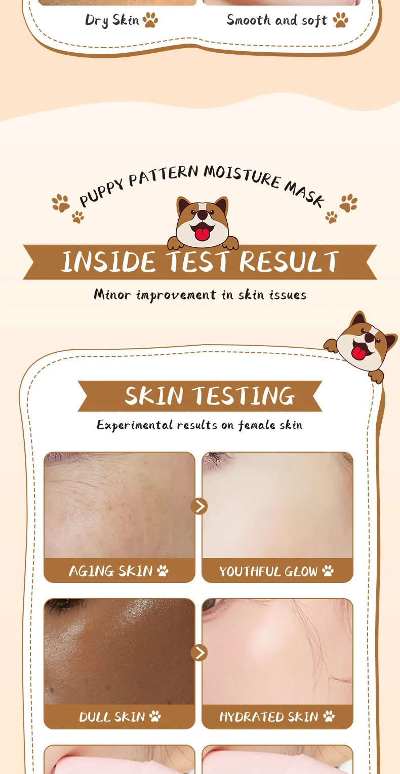 Animal Pattern Hydrating & Moisturizing Face Mask 25g - SADOER 24 animal pattern mask SPU729829837975 5652