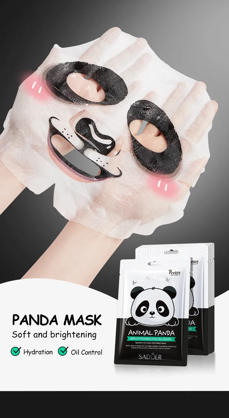 Animal Pattern Hydrating & Moisturizing Face Mask 25g - SADOER 28 animal pattern mask SPU729829837975 5656