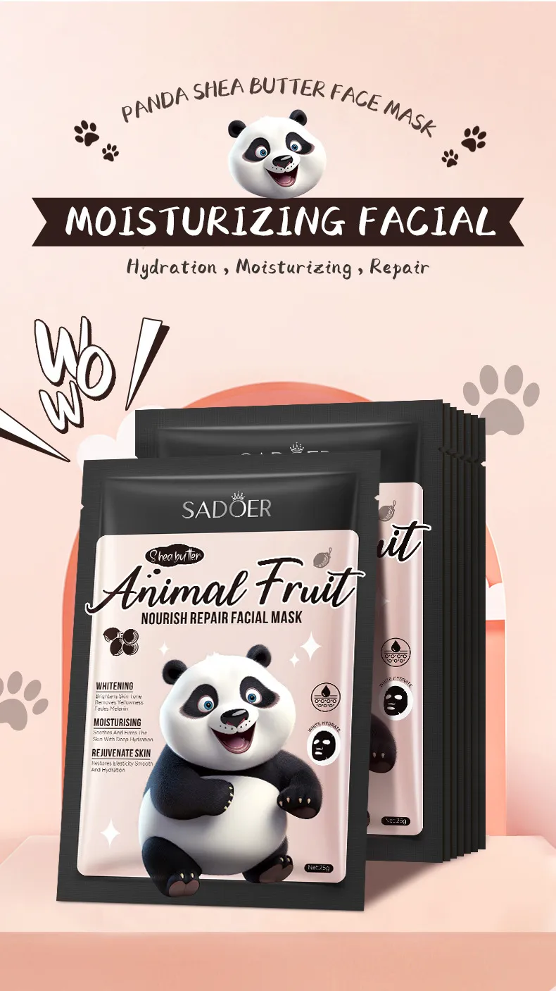 SADOER Animal Series Mask 25g - Nourishing & Hydrating Face Mask 3 animal series mask SPU792200607092 9342