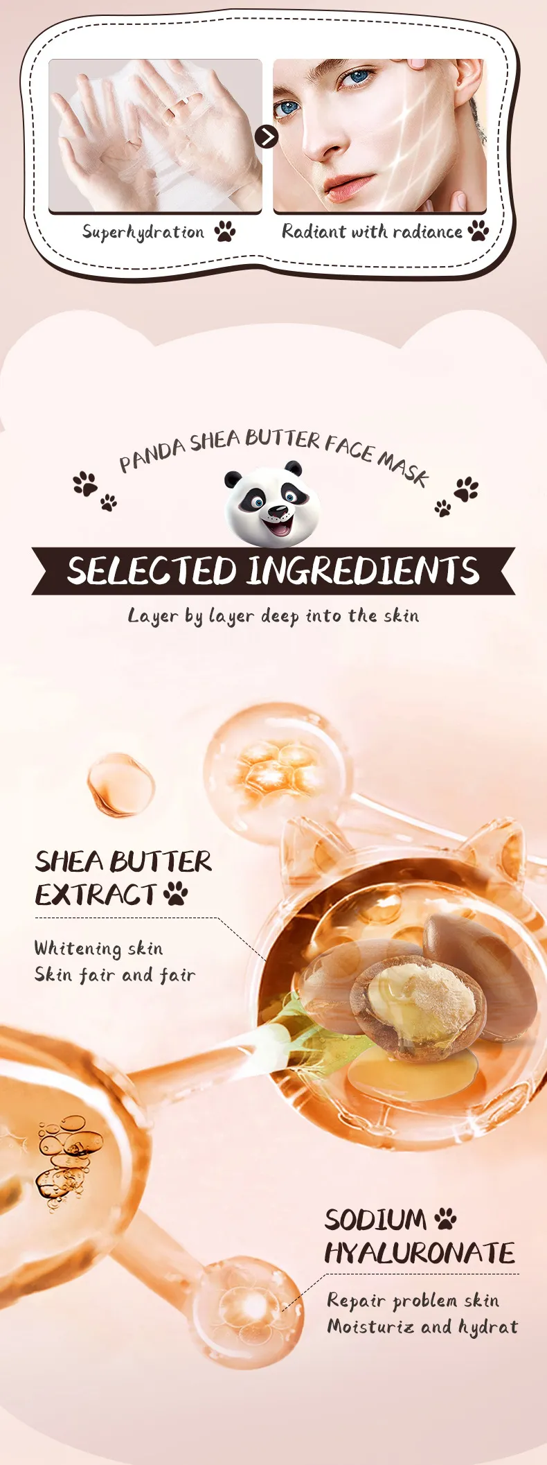 SADOER Animal Series Mask 25g - Nourishing & Hydrating Face Mask 6 animal series mask SPU792200607092 9345