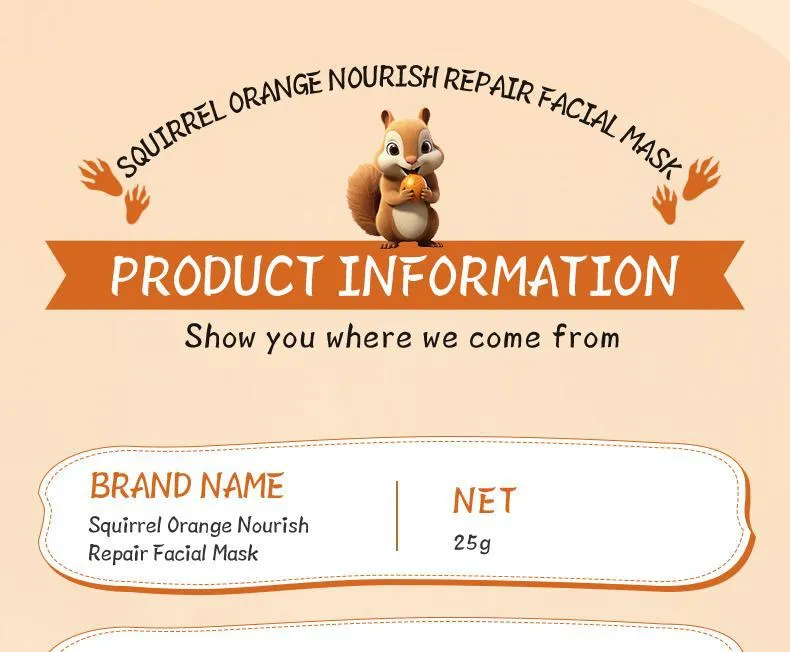 SADOER Animal Series Mask 25g - Nourishing & Hydrating Face Mask 25 animal series mask SPU792200607092 9364