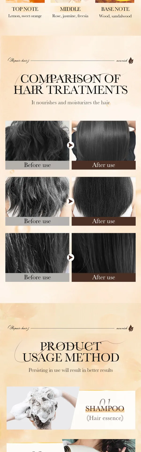 Argan Oil Hair Serum for Nourishing and Smoothing 60ml SADOER 8 argan oil hair serum SPU793058688718 9497