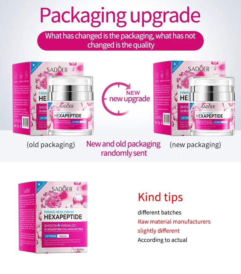 Argireline Neck Cream for Firming and Hydrating Skin - SADOER 1 argireline neck cream SPU768939866708 7951