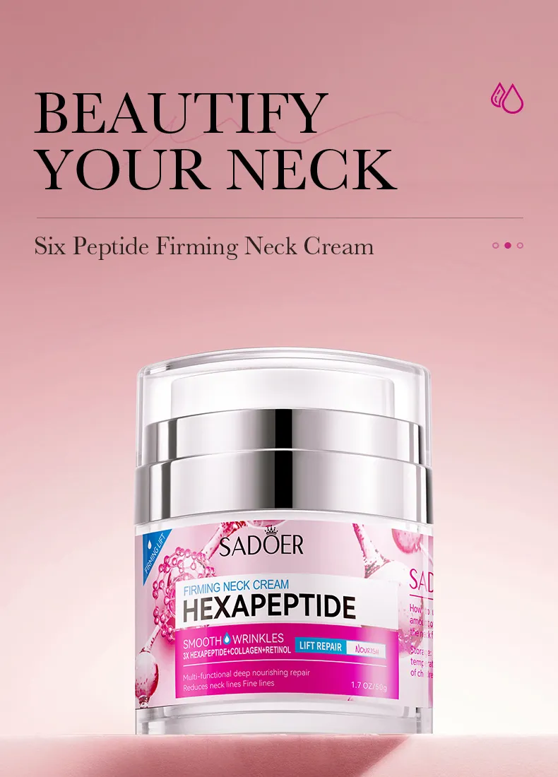 Argireline Neck Cream for Firming and Hydrating Skin - SADOER 2 argireline neck cream SPU768939866708 7952