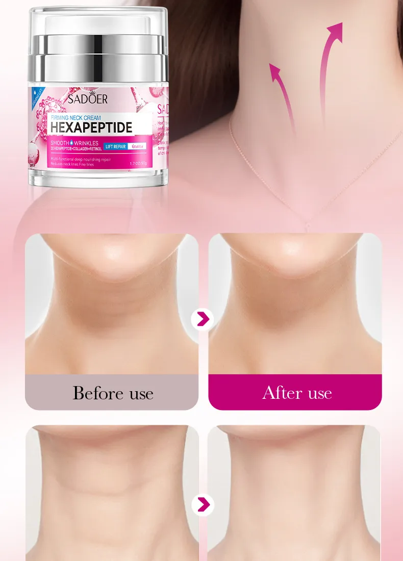 Argireline Neck Cream for Firming and Hydrating Skin - SADOER 12 argireline neck cream SPU768939866708 7962