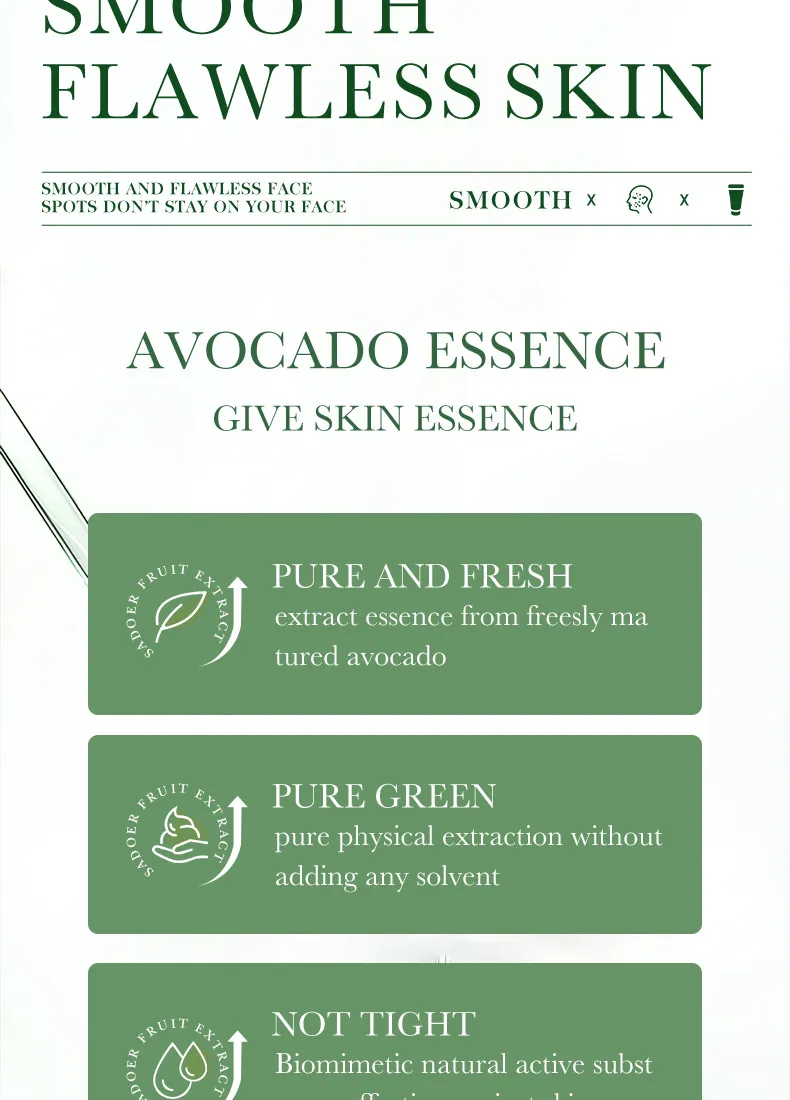 SADOER Avocado Beauty Set 6-Piece Cleansing & Moisturizing Skincare Kit 6 avocado beauty set SPU702872222494 3185
