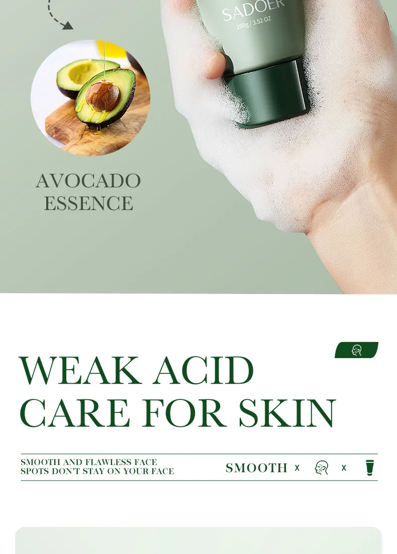 SADOER Avocado Beauty Set 6-Piece Cleansing & Moisturizing Skincare Kit 15 avocado beauty set SPU702872222494 3194
