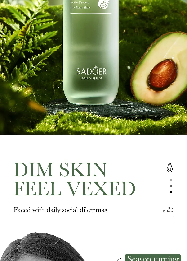 SADOER Avocado Beauty Set 6-Piece Cleansing & Moisturizing Skincare Kit 23 avocado beauty set SPU702872222494 3202