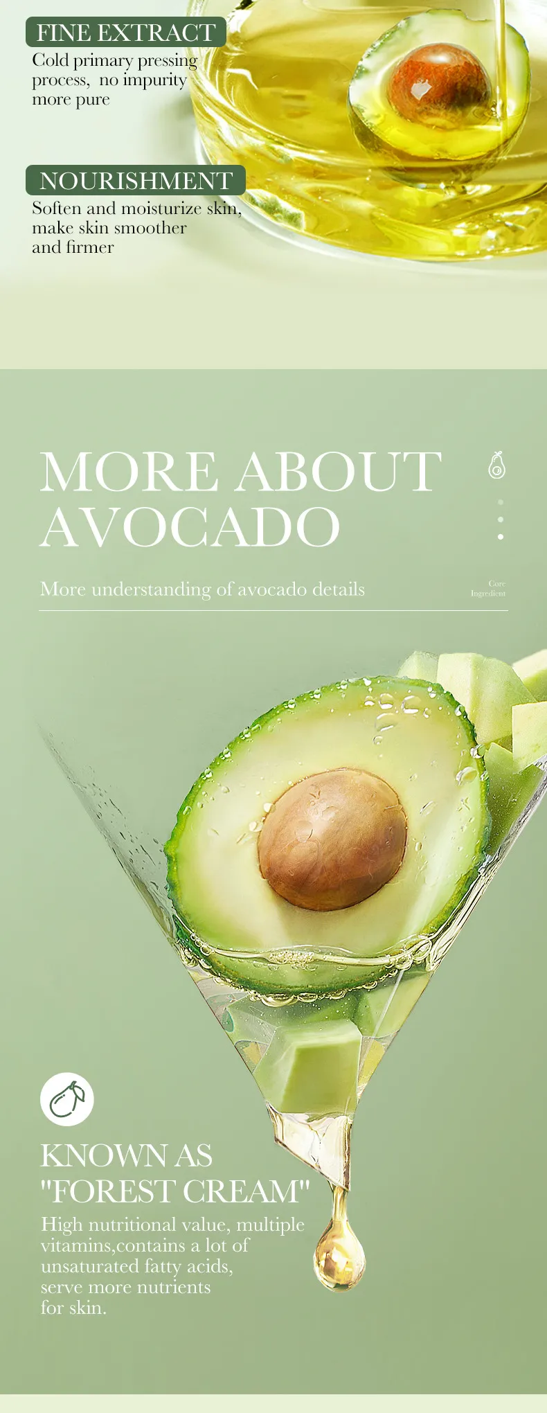 SADOER Avocado Beauty Set 6-Piece Cleansing & Moisturizing Skincare Kit 43 avocado beauty set SPU702872222494 3222