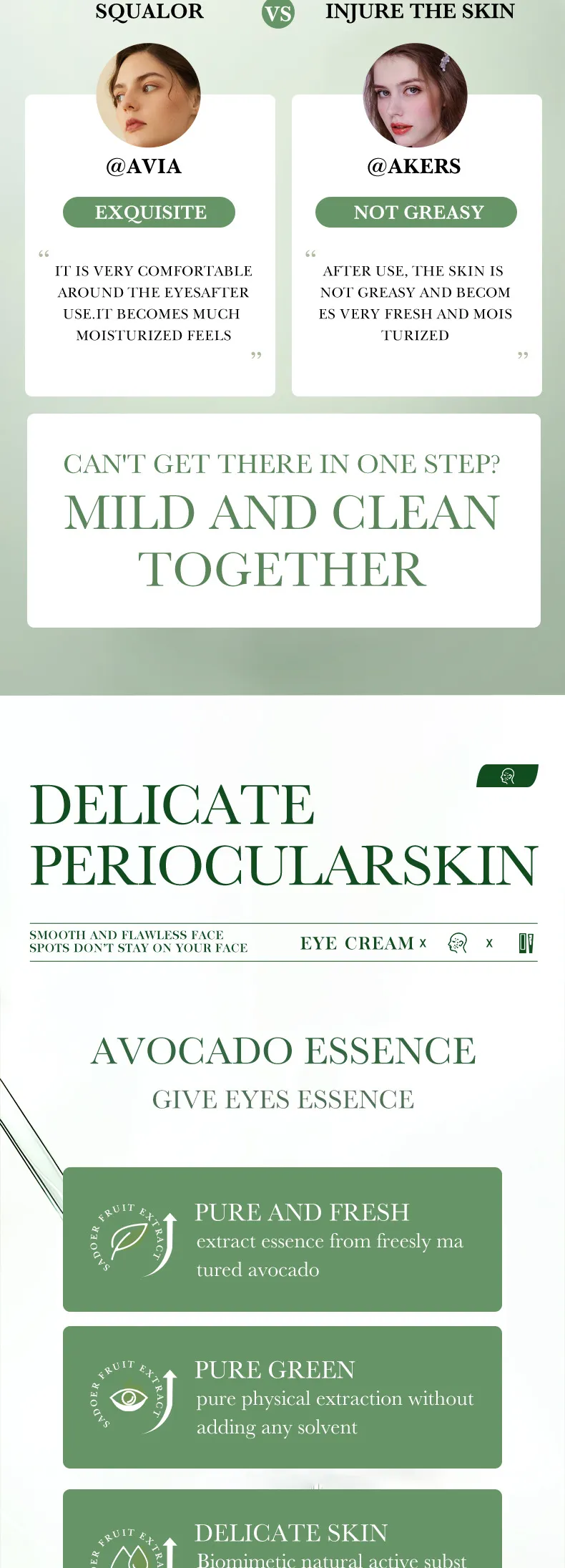 SADOER Avocado Beauty Set 6-Piece Cleansing & Moisturizing Skincare Kit 52 avocado beauty set SPU702872222494 3231