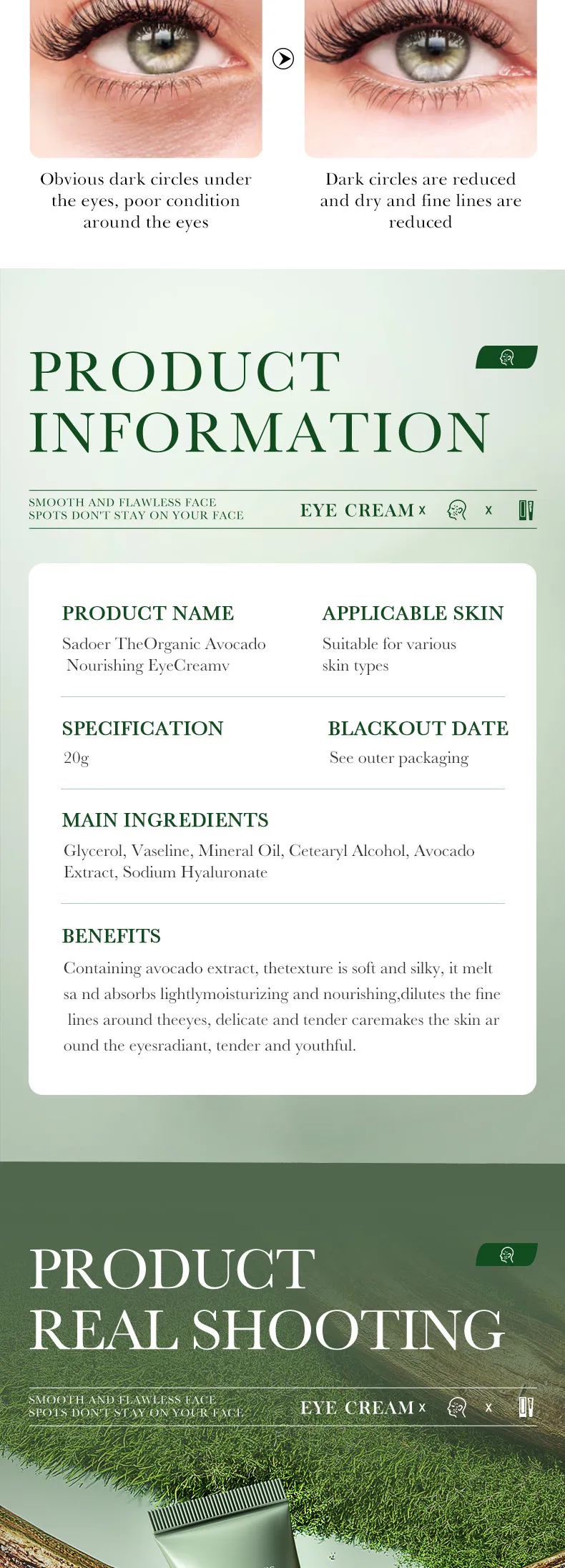 SADOER Avocado Beauty Set 6-Piece Cleansing & Moisturizing Skincare Kit 58 avocado beauty set SPU702872222494 3237