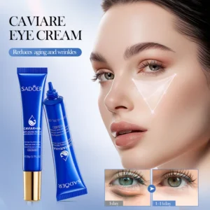 Caviar Anti-Wrinkle Eye Cream with Hyaluronic Acid for Deep Hydration - SADOER
