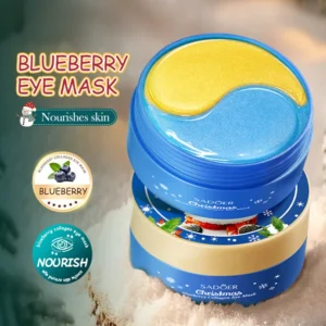 SADOER Christmas Blueberry Collagen Eye Mask for Intense Hydration