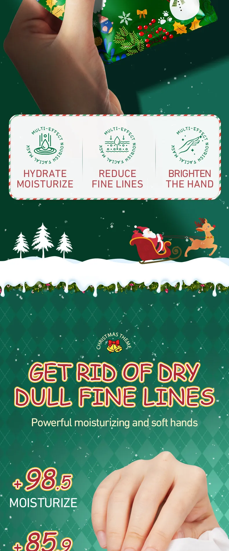Niacinamide Foot Mask Exfoliating Care Christmas Edition - SADOER 4 christmas niacinamide foot SPU816094992536 11653