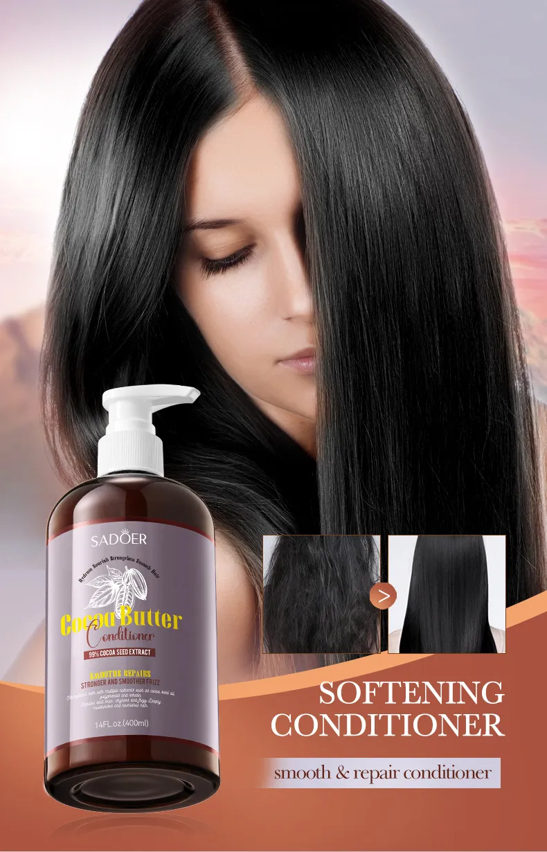 Cocoa Oil Hair Conditioner for Repairing and Nourishing Hair - SADOER 1 cocoa hair conditioner SPU825157707457 12978