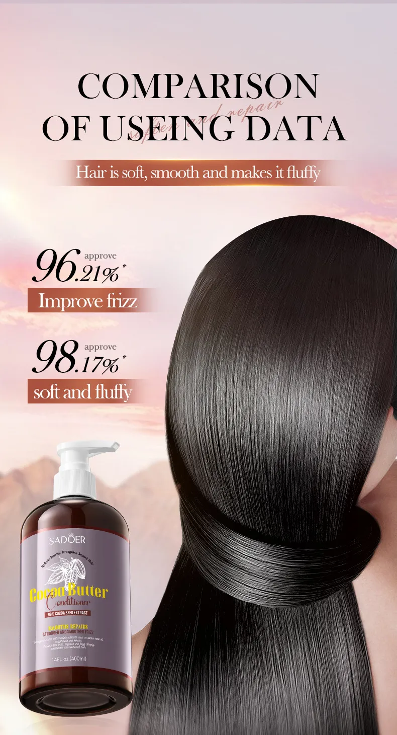 Cocoa Oil Hair Conditioner for Repairing and Nourishing Hair - SADOER 5 cocoa hair conditioner SPU825157707457 12982