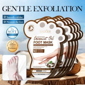 Coconut Vitamin E Foot Mask for Hydrating and Smoothing - SADOER