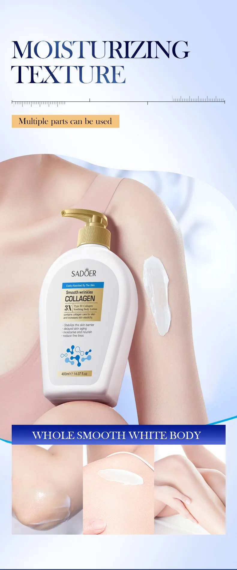 Type III Collagen Winter Moisturizing Body Lotion - SADOER 7 collagen winter body SPU862317293877 15685