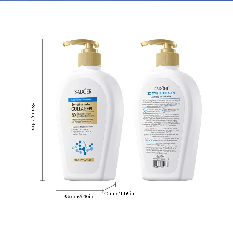 Type III Collagen Winter Moisturizing Body Lotion - SADOER 10 collagen winter body SPU862317293877 15688