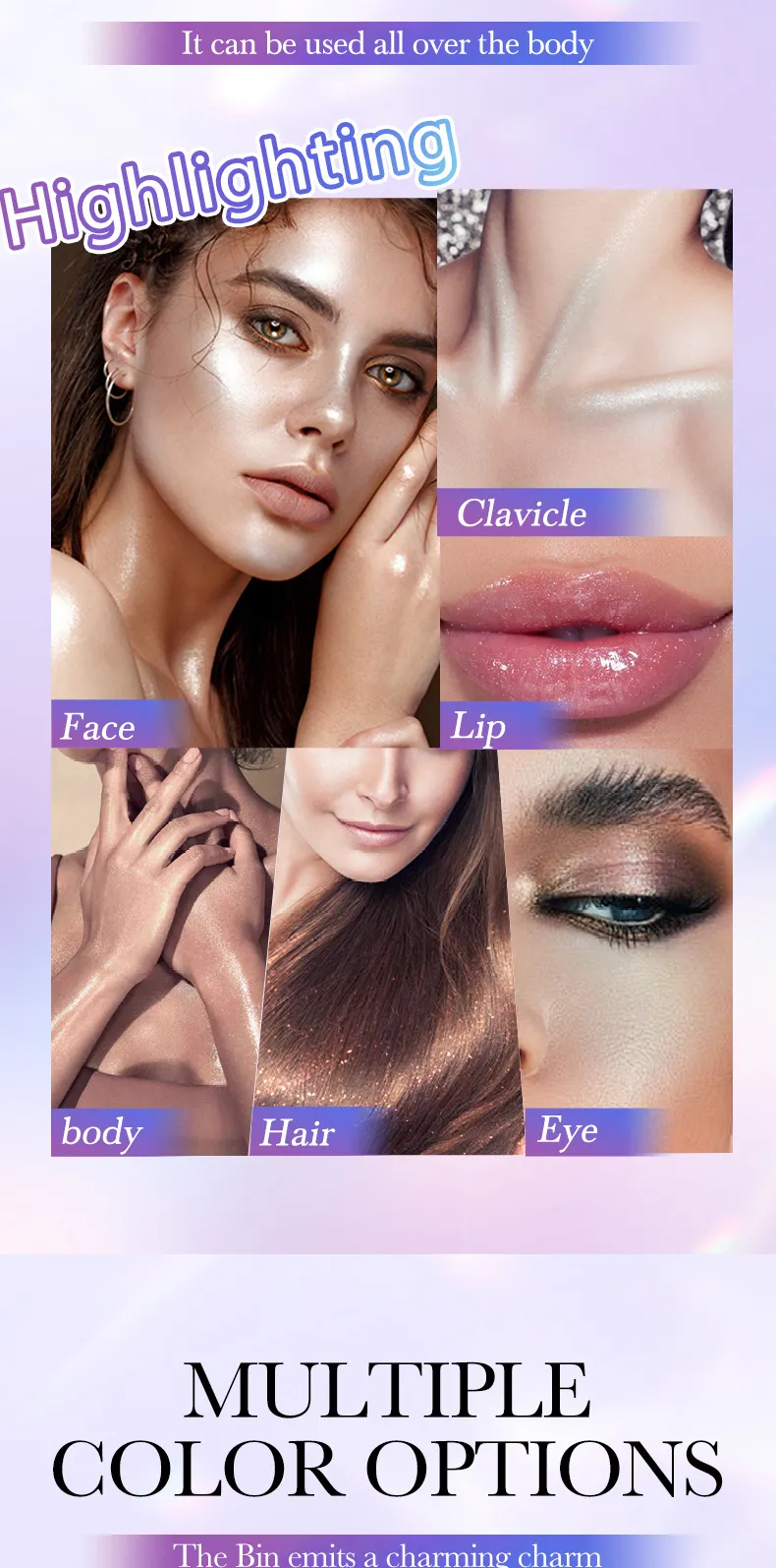 SADOER Color Highlighter Gel for Radiant Face Glow and Makeup 7 color highlighter gel SPU862322097402 15704