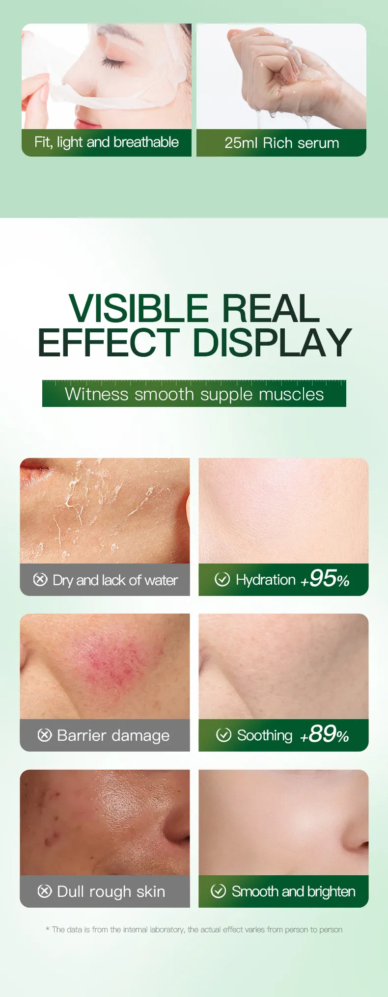 Cucumber Hydrating Renewal Mask for Glowing Skin - SADOER 8 cucumber renewal mask SPU860345833293 15580