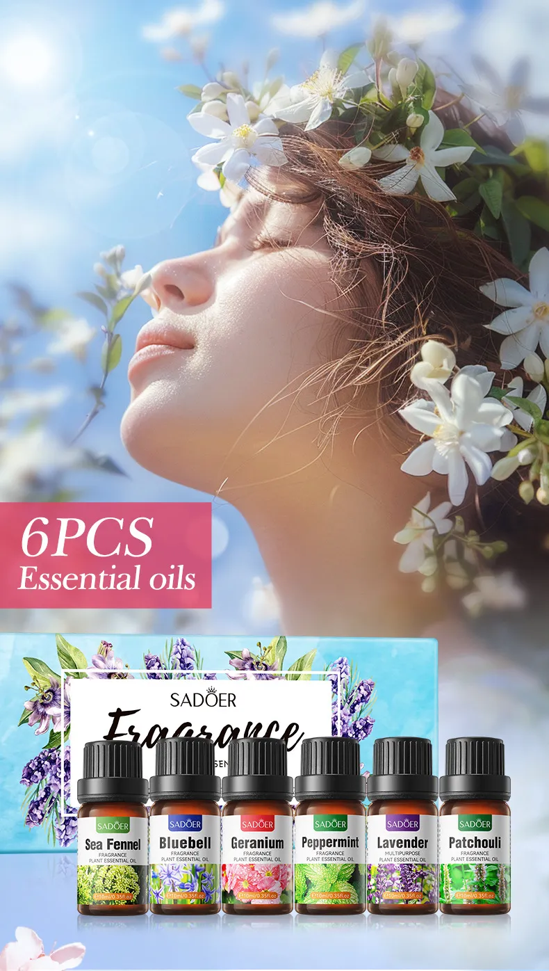 Fragrance Oil Set for Nourishing and Moisturizing - SADOER 1 fragrance oil set SPU841909385422 14733