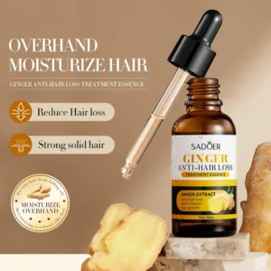 Ginger Hair Serum Dryness & Frizz Treatment (30ml) - SADOER
