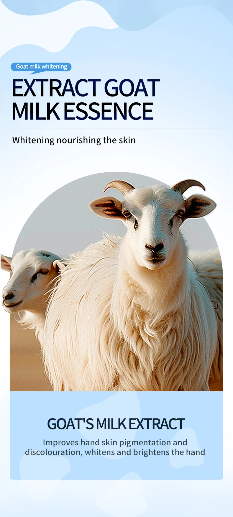 Goat Milk Hand Cream Whitening & Moisturizing - SADOER 4 goat milk hand cream SPU858017062793 15490