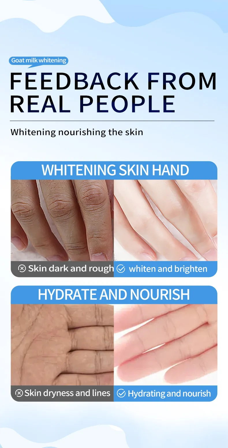 Goat Milk Hand Cream Whitening & Moisturizing - SADOER 9 goat milk hand cream SPU858017062793 15495