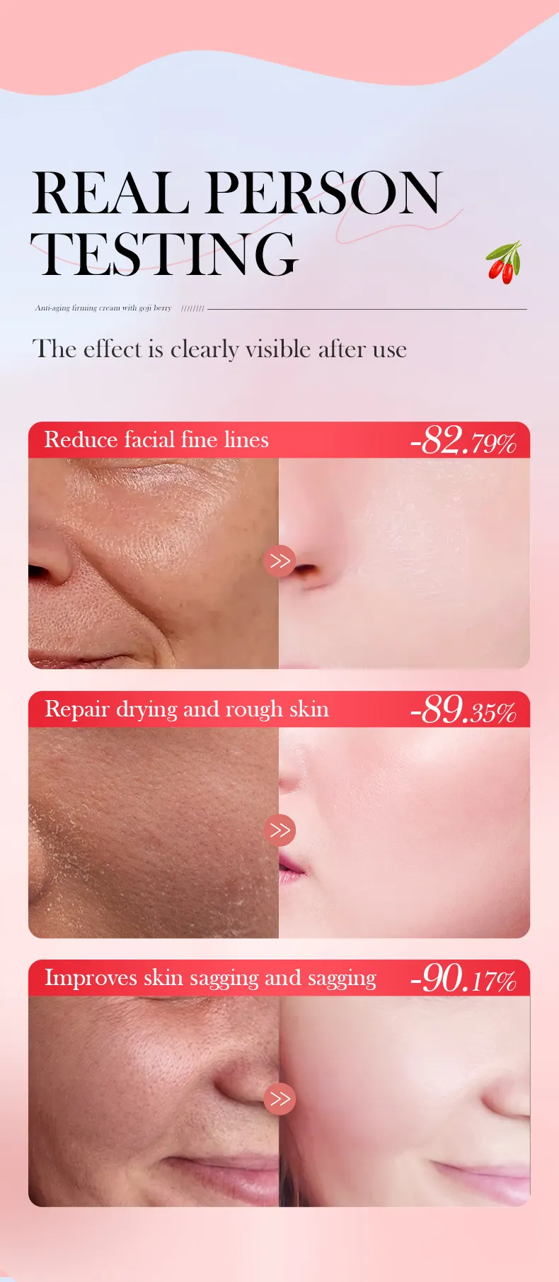 Goji Berry Anti-Wrinkle Cream Smoothing 100g by SADOER 8 goji face cream SPU817271265136 11853