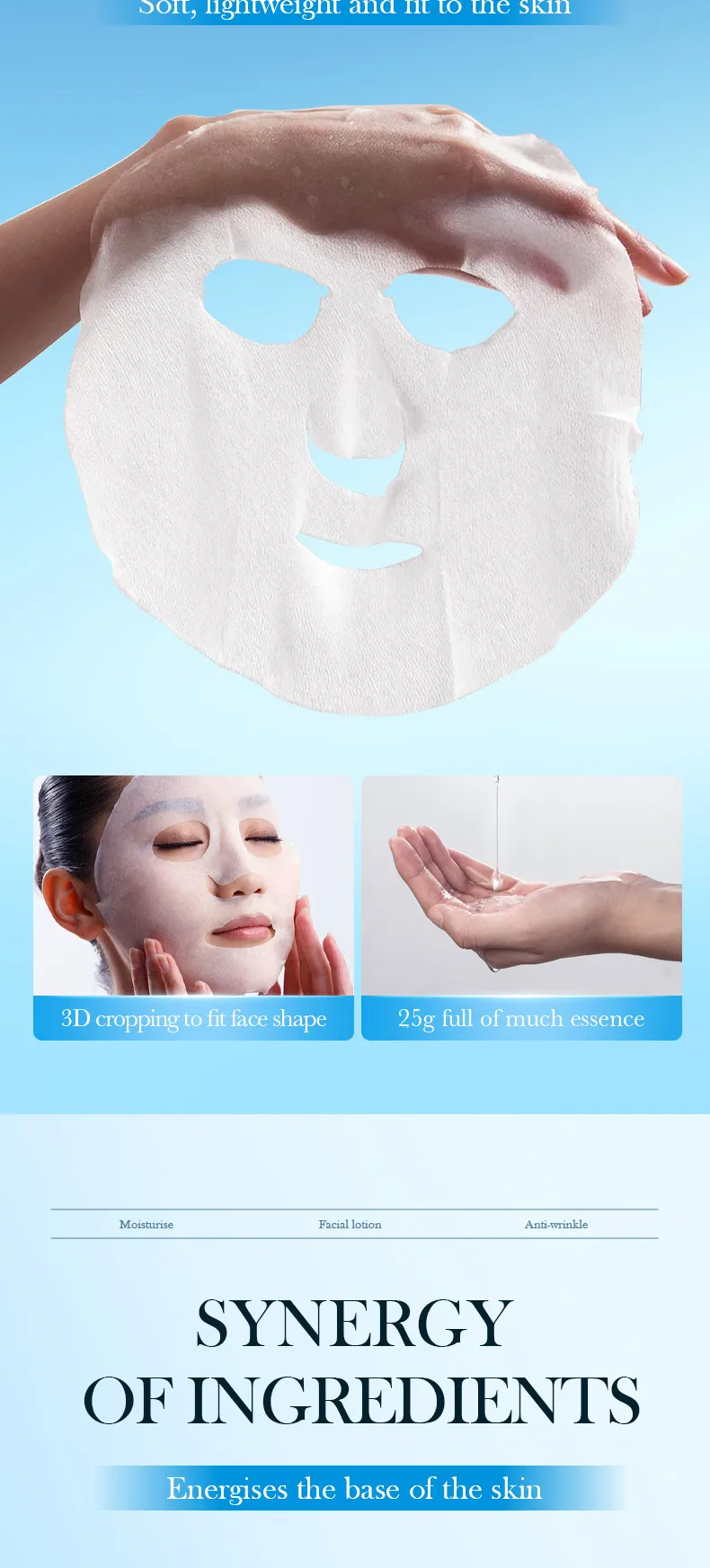 Hyaluronic Acid Mask for Anti-Wrinkle & Intense Hydration - SADOER 8 hyaluronic acid mask SPU768941537589 7979