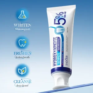 Hydroxyapatite Toothpaste Stain Removal 100g SADOER