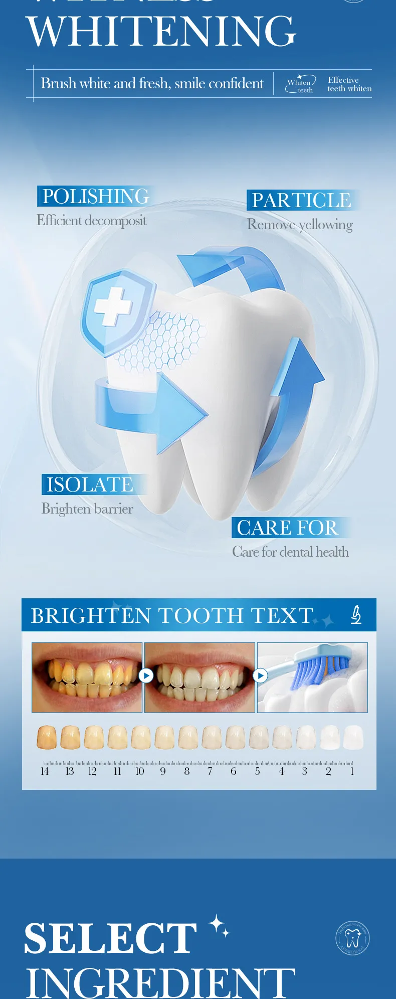 Hydroxyapatite Toothpaste Stain Removal 100g SADOER 7 hydroxyapatite toothpaste SPU877471613067 16499