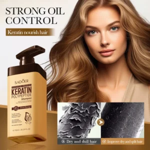 Anti-Dandruff Shampoo with Keratin Peptide for Volumizing Hair - SADOER
