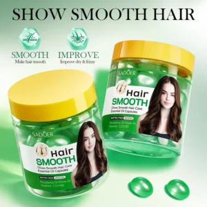 Olive Hair Capsules Lightweight Nourishing Oil 60pcs SADOER