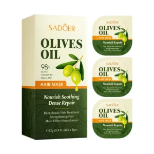 Olive Oil Hair Care Frizz Control Portable by SADOER
