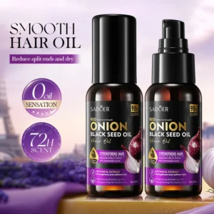 Onion Black Seed Hair Oil for Nourishing & Smoothing - SADOER