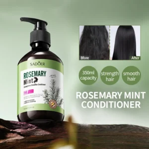 Peppermint Rosemary Hair Oil for Strengthening and Softening - SADOER