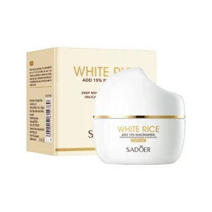 White Rice Nicotinamide Cream for Smooth & Bright Skin (50g) by SADOER