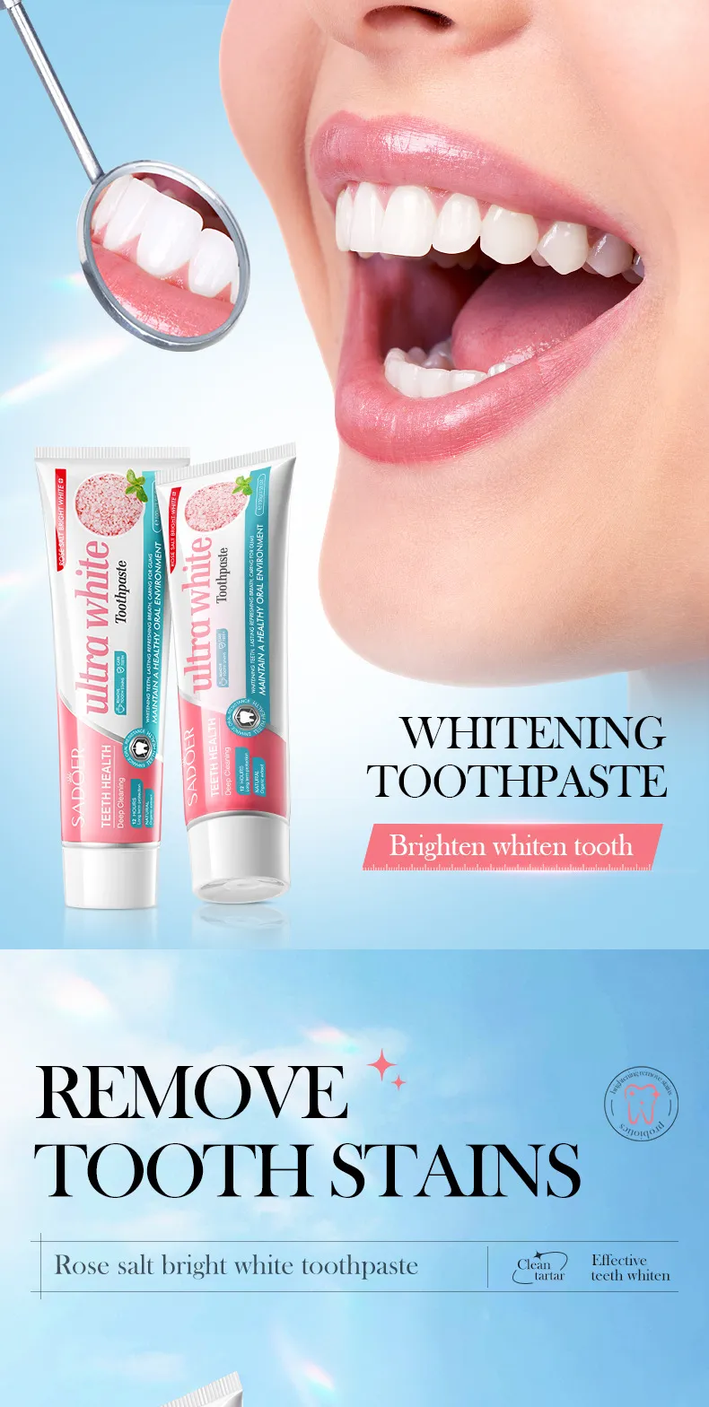 SADOER Rose Salt Whitening Toothpaste for Stain Removal & Gum Care 2 rose salt toothpaste SPU818898738847 12062
