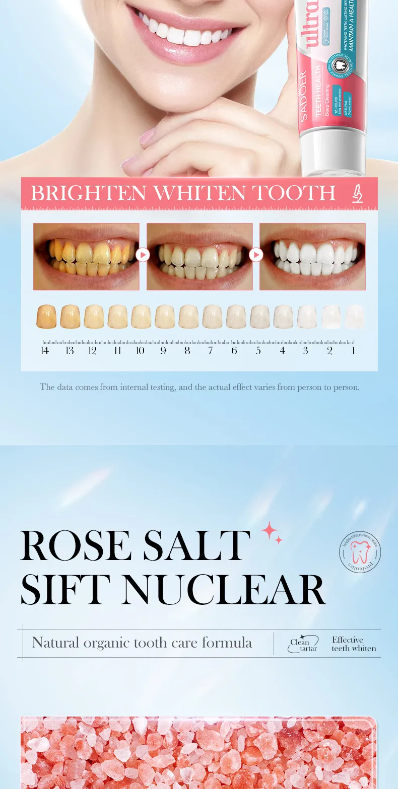 SADOER Rose Salt Whitening Toothpaste for Stain Removal & Gum Care 8 rose salt toothpaste SPU818898738847 12068