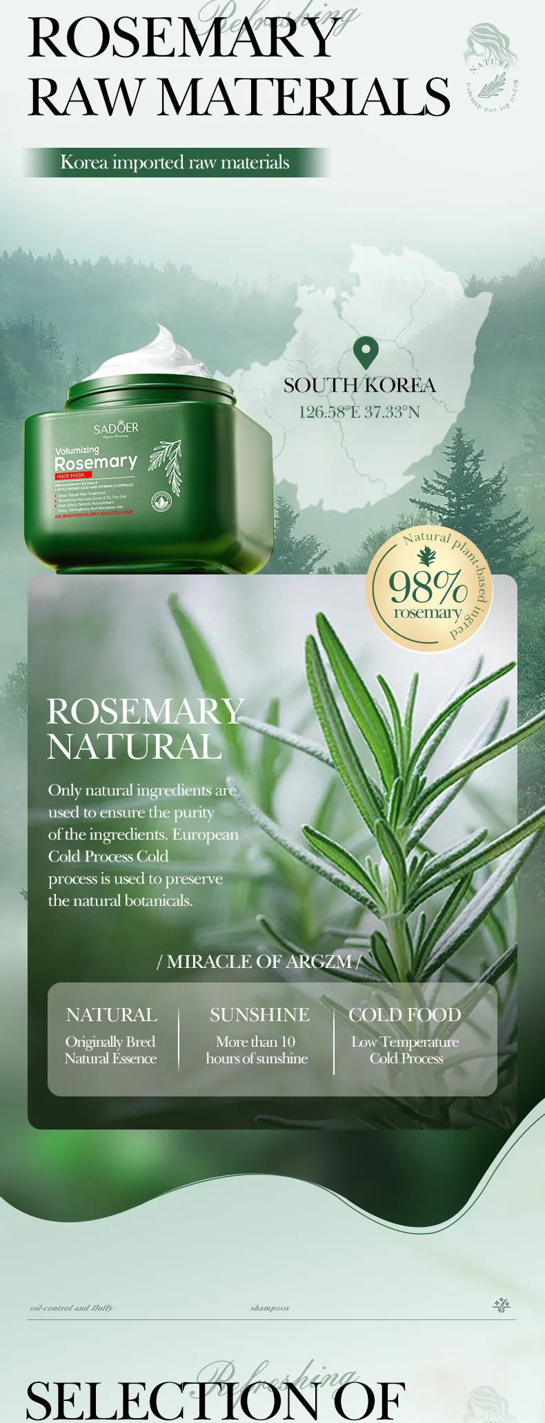 Rosemary Hair Conditioner for Repairing and Nourishing - SADOER 6 rosemary hair conditioner SPU799588674743 9919