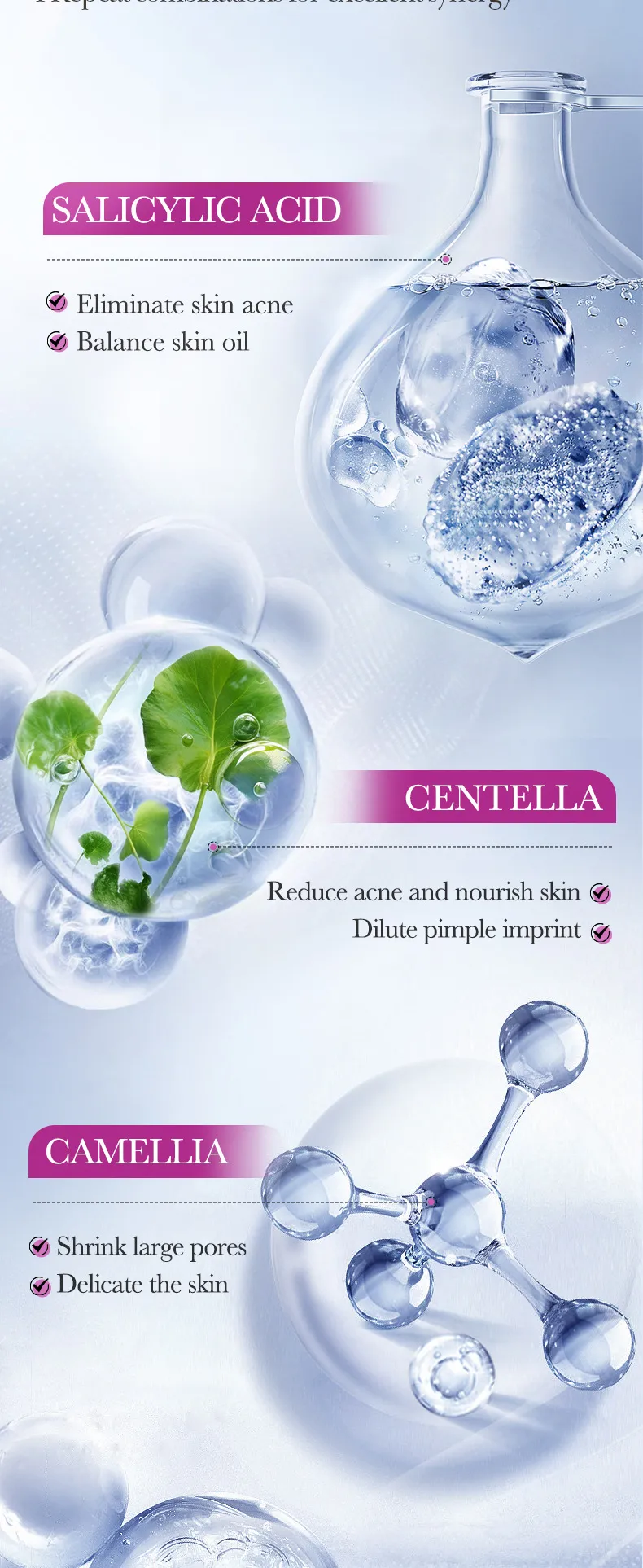 Salicylic Acid Centella Serum for Smoothing and Brightening 30ml SADOER 6 salicylic acid centella serum SPU798857510220 9804