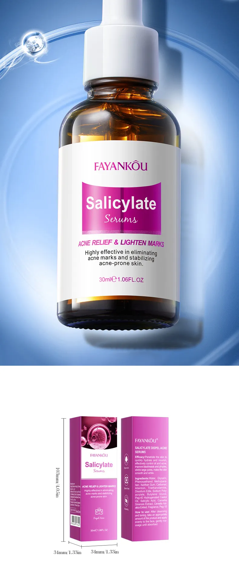 Salicylic Acid Centella Serum for Smoothing and Brightening 30ml SADOER 10 salicylic acid centella serum SPU798857510220 9808