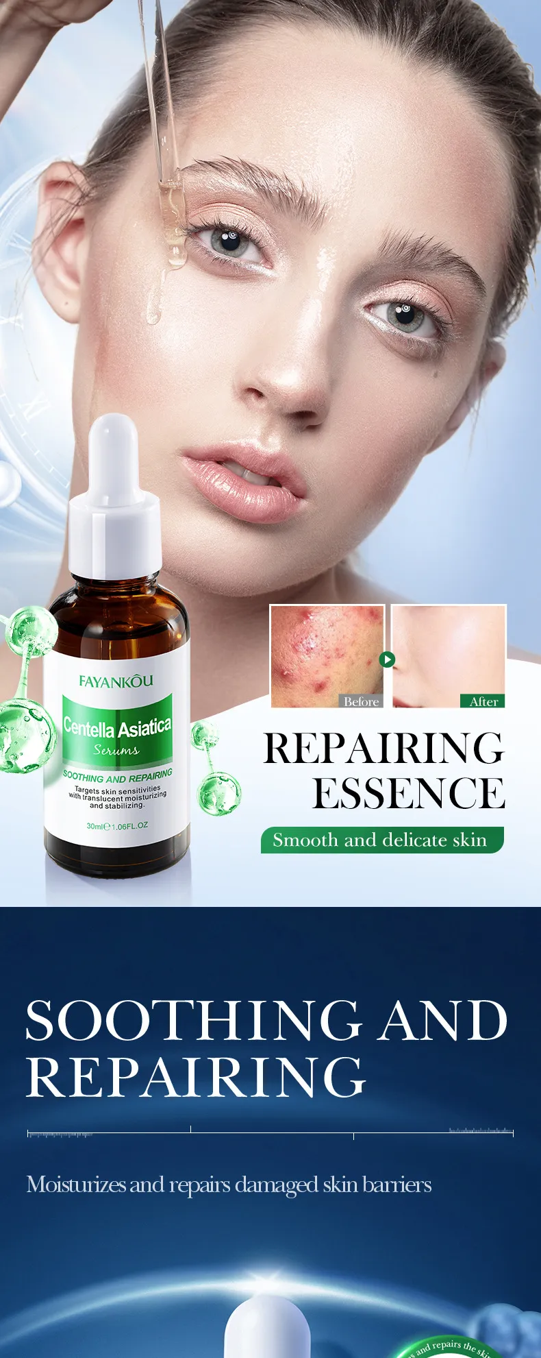 Salicylic Acid Centella Serum for Smoothing and Brightening 30ml SADOER 24 salicylic acid centella serum SPU798857510220 9822