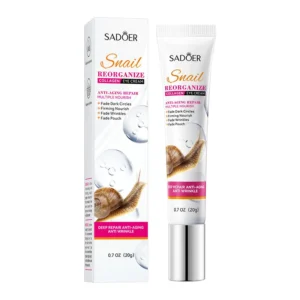 Snail Eye Cream with Collagen for Eye Area Care by SADOER