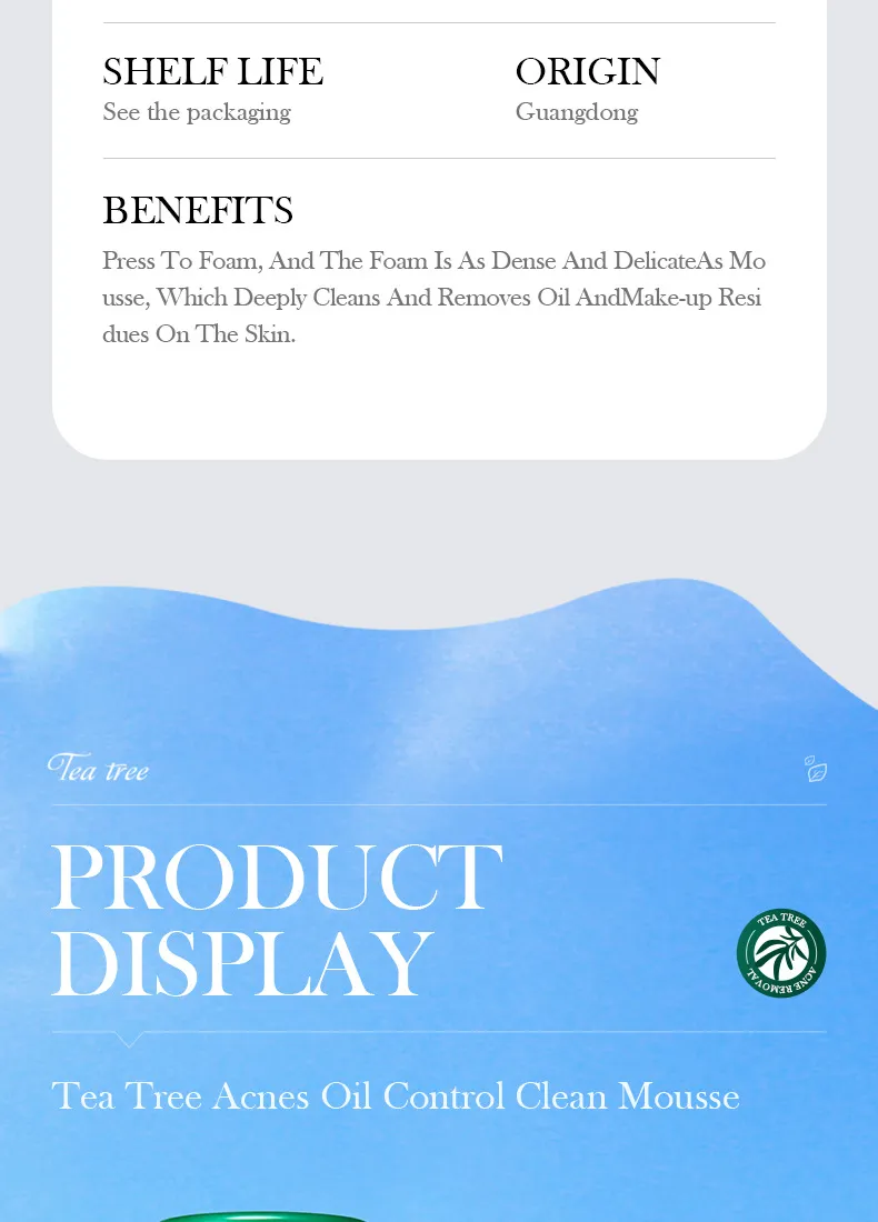 SADOER Tea Tree Skincare 5-Piece Cleansing and Hydrating Set 5 tea tree skincare set SPU717188548322 4530