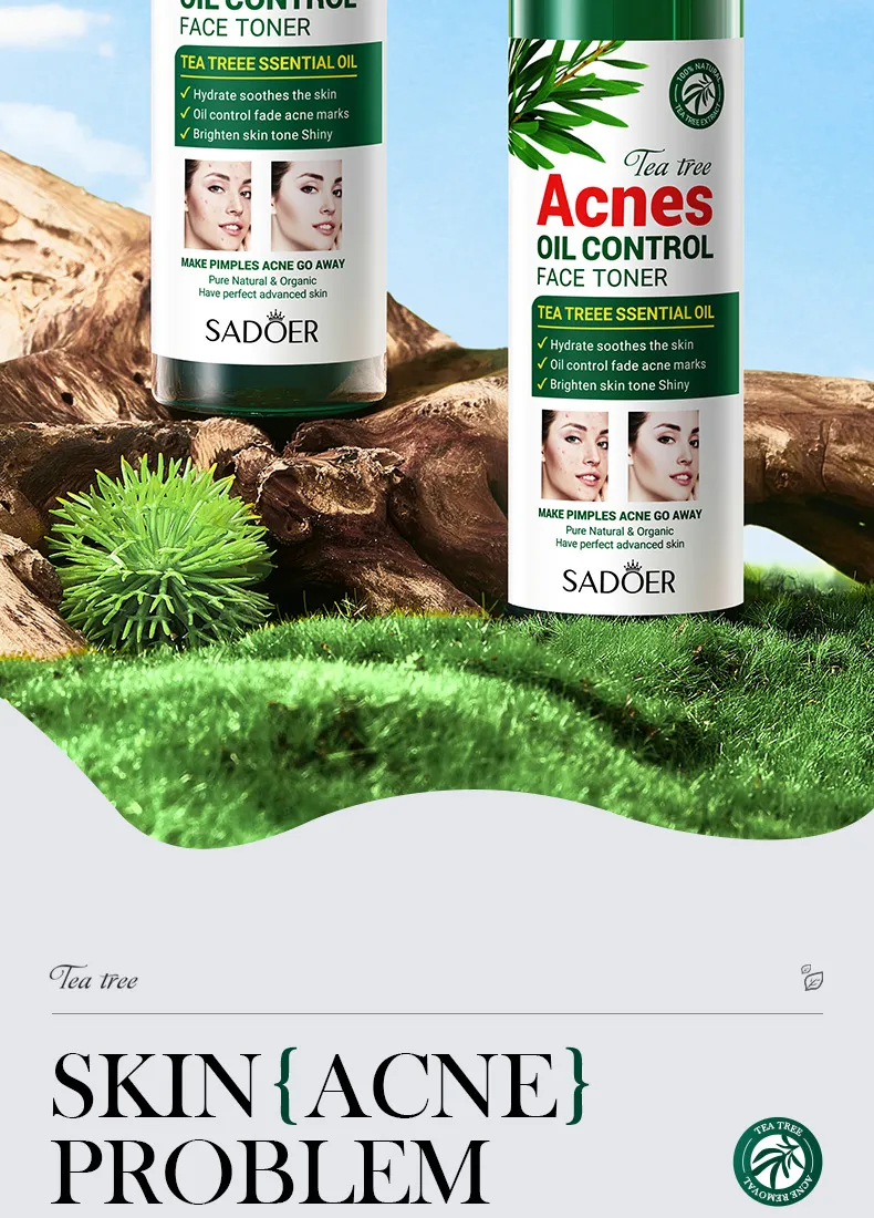 SADOER Tea Tree Skincare 5-Piece Cleansing and Hydrating Set 10 tea tree skincare set SPU717188548322 4535